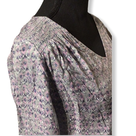 Lucky Brand NWT - Sz XS - cute flowy 3/4 arm dress - Picture 7 of 9